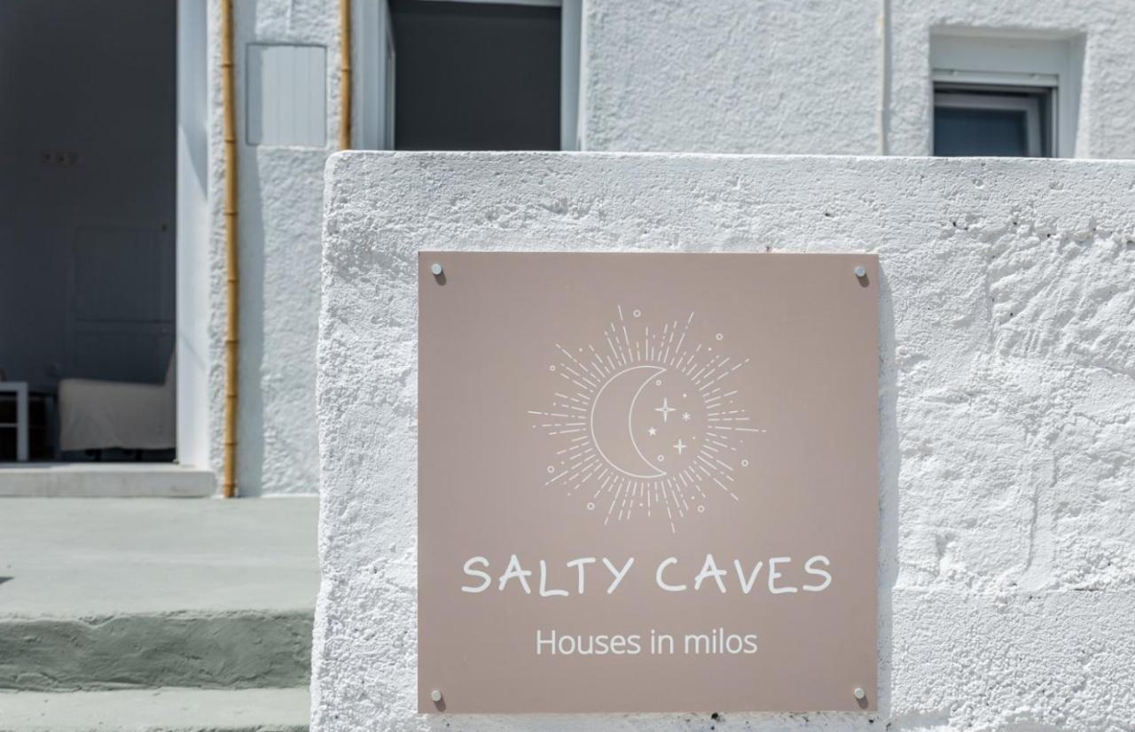 Salty Caves Apartments Milos Trypiti Exterior foto