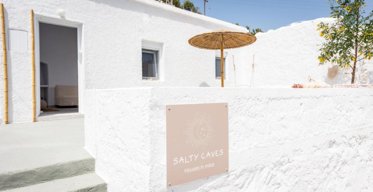 Salty Caves Apartments Milos Trypiti Exterior foto